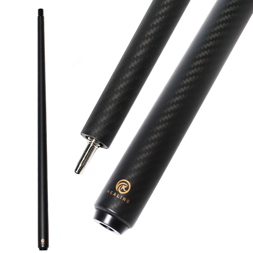 Carbon Fiber Uniloc Cue Butt - Black 3K Twill Surface