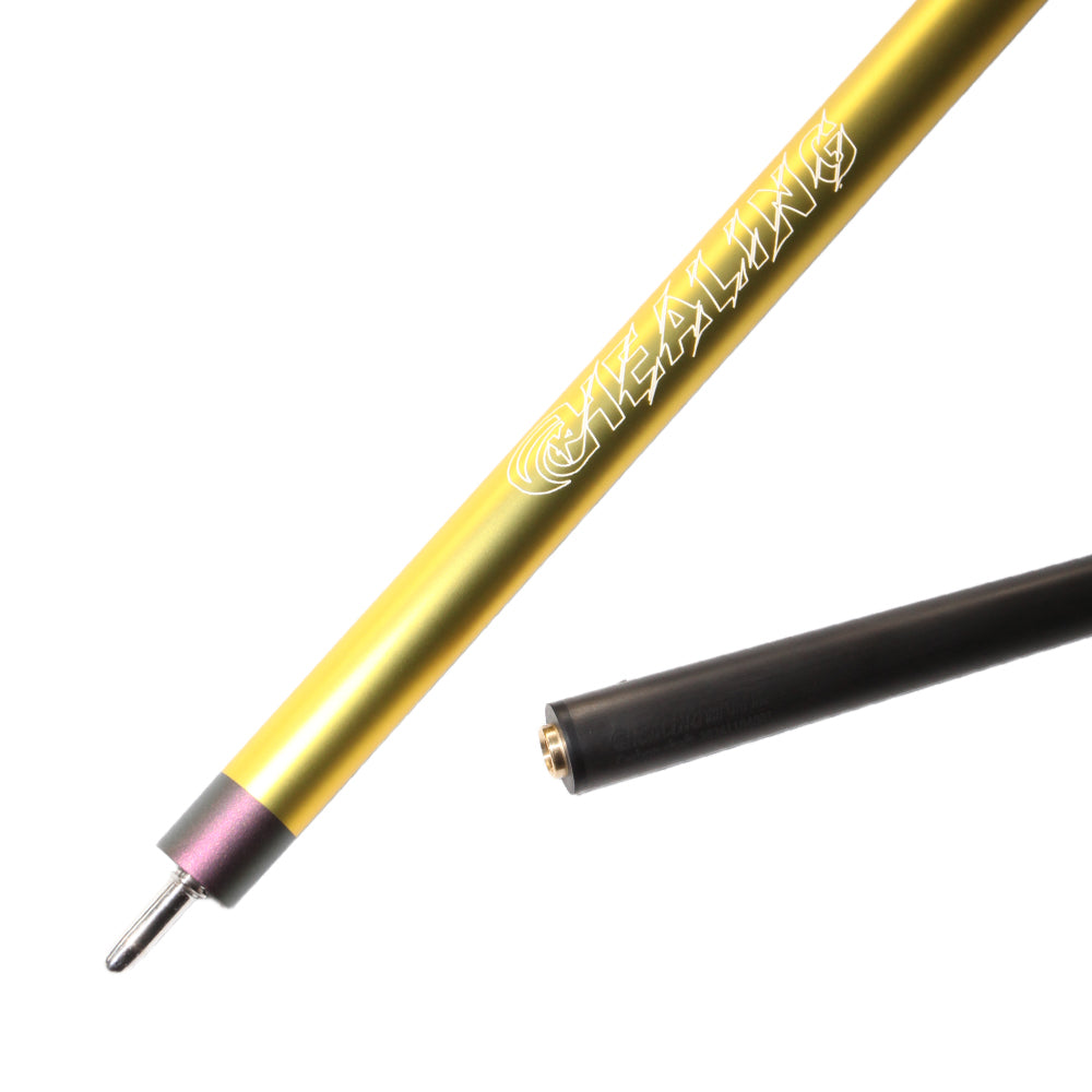 Break-Queue aus Kohlefaser mit rutschfestem Griffband, Uniloc-System (12,9 mm) und Juma-Ferrule