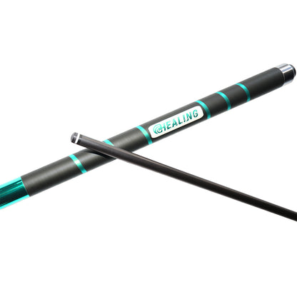 Break-Queue aus Kohlefaser mit rutschfestem Griffband, Uniloc-System (12,9 mm) und Juma-Ferrule