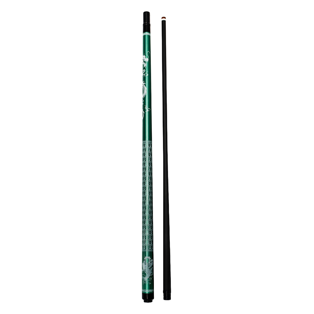 Schwarzer Billardqueue aus Kohlefaser, radial, 12,5 mm, mit XTC-Ferrule
