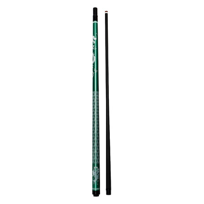 Schwarzer Billardqueue aus Kohlefaser, radial, 12,5 mm, mit XTC-Ferrule