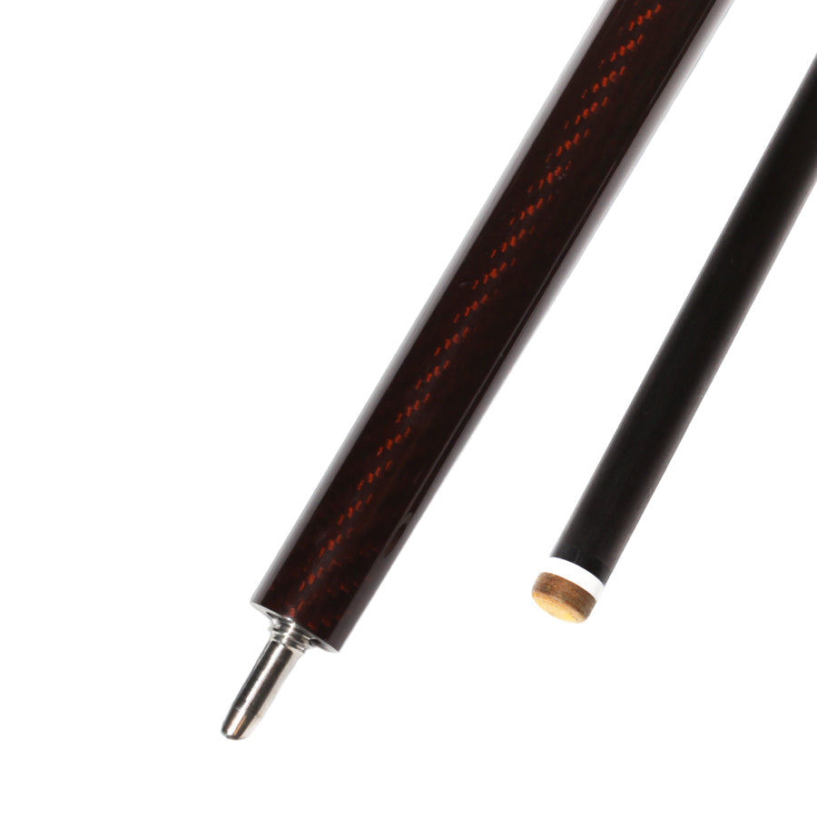 Billardqueue aus blauer Kohlefaser – 12,4 mm Uniloc-Spannfutter und 3K-Twill-Oberfläche