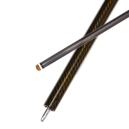 Carbon Fiber Pool Cue Uniloc Style - 12.4mm with 3K Twill Surface