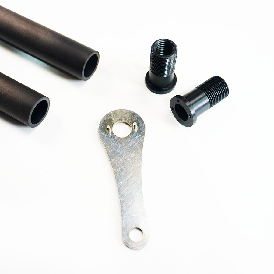 Carbon Fiber Break Shaft - 5/16 x18 and 5/16 x14 interchangeable 12.9mm