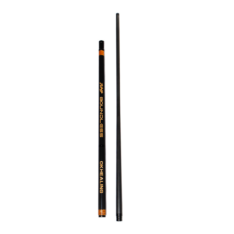 Uniloc Break-Jump-Queue aus Kohlefaser – 12,9 mm und 3K-Twill, mattes Finish