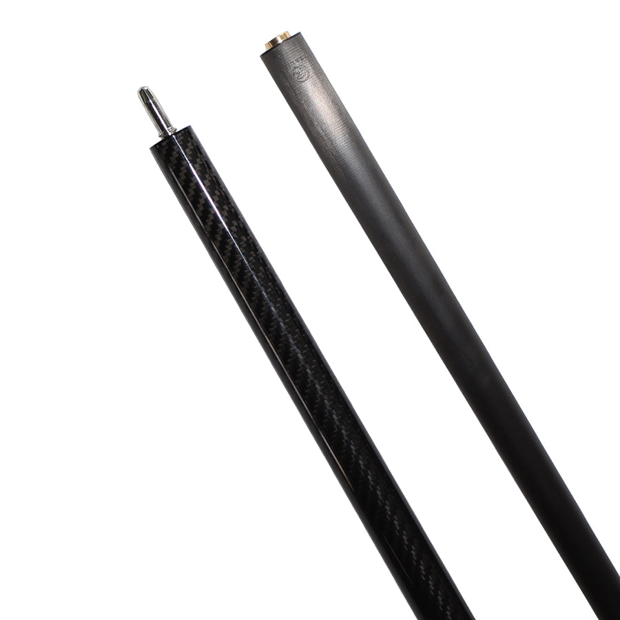 OKHEALING Carbon Jump Cue - Uniloc Joint 13.8mm Tip and Black 3K Twill Surface