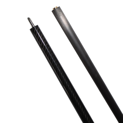 OKHEALING Carbon Jump Cue - Uniloc Joint 13.8mm Tip and Black 3K Twill Surface