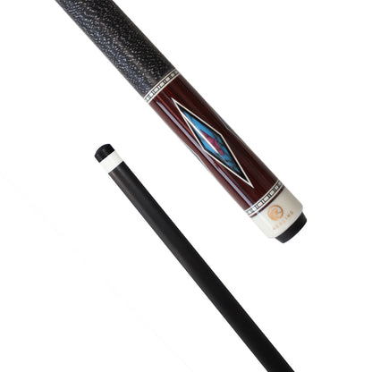 Carbon Fiber Hybrid Pool Cue Radial - 12.4mm LD Juma Ferrule