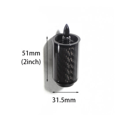 Carbon Fiber 3K Twill Bullet Pin Extension to Connect Butt