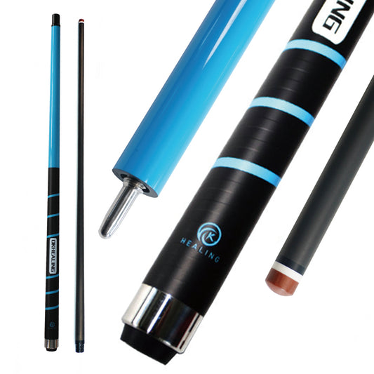 Carbon Fiber Break Cue with Nonslip Wrap - 12.9mm Uniloc and Juma Ferrule