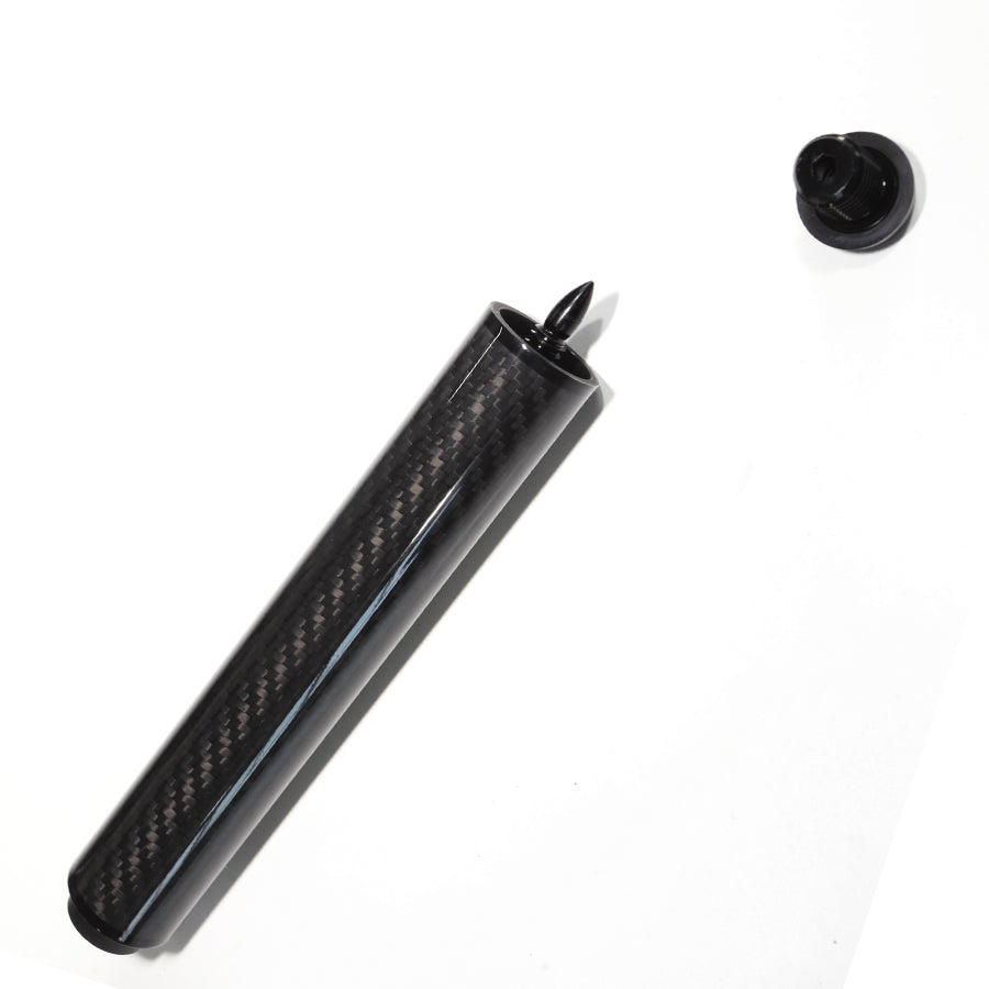 Carbon Fiber 3K Twill Bullet Pin Extension to Connect Butt