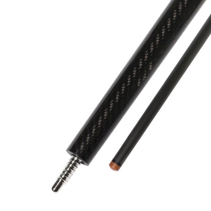 Carbon Fiber Break Jump Cue - 12.9mm Radial Uniloc and Black 3K Twill Glossy Finish