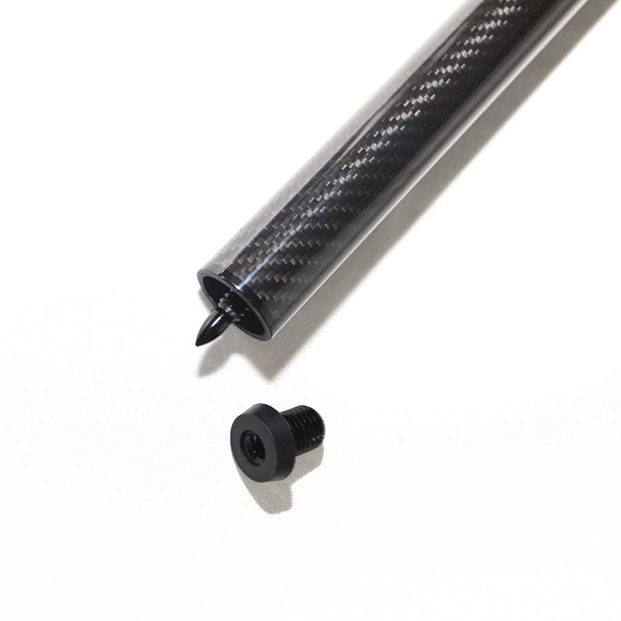 Carbon Fiber 3K Twill Bullet Pin Extension to Connect Butt