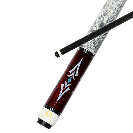 Pool Cue with Carbon Shaft Wood Butt - 11.8mm Radial