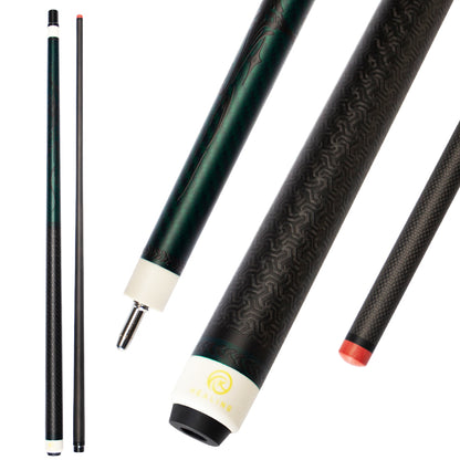 Carbon Fiber Break Cue Uniloc Style - 12.9mm