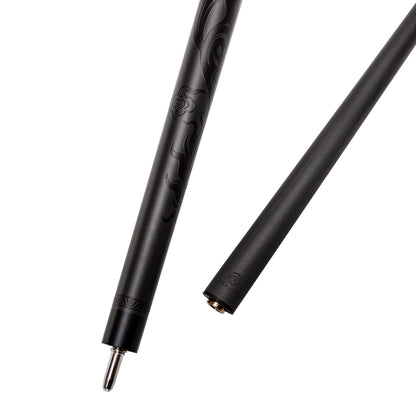 Black Carbon Fiber Break Cue Uniloc Style - 13mm