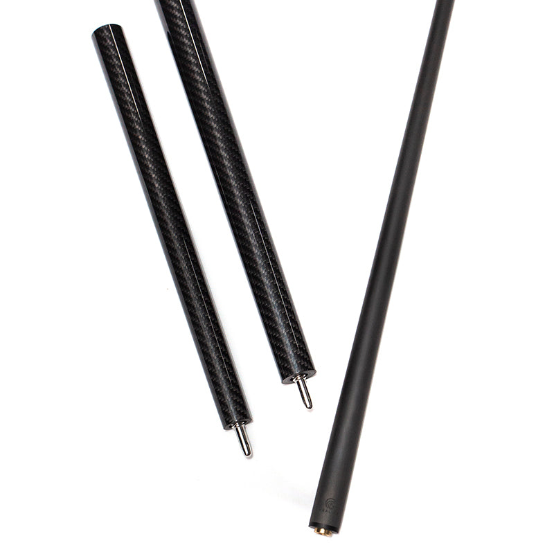 Carbon Fiber Break Jump Cue Uniloc Style - 12.9mm with 3K Twill