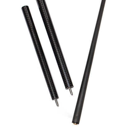 Carbon Fiber Break Jump Cue Uniloc Style - 12.9mm with 3K Twill Surface