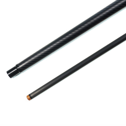 Carbon Fiber Break Jump Cue - Uniloc 12.9mm and Black 3K Twill Matte Finish