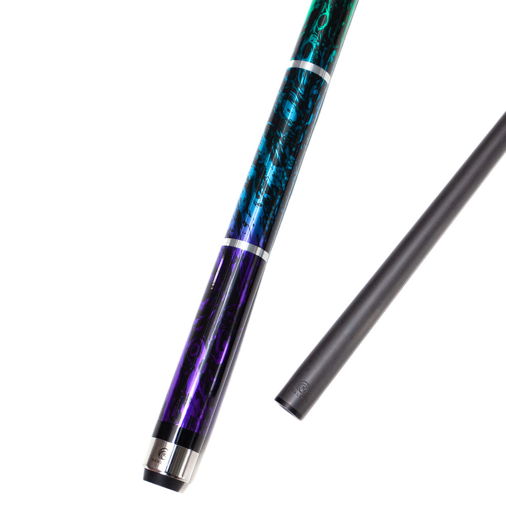 Carbon Fiber Pool Cue Radial - 12.5mm LD XTC Ferrule