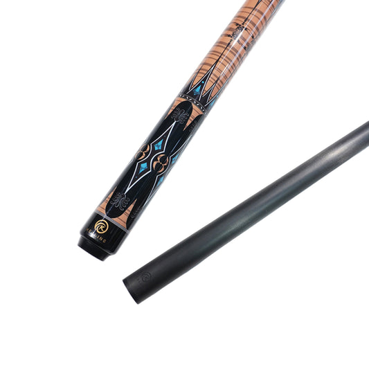 Pool Cue with Carbon Shaft Hi-Tech Wood Butt Radial - 11mm