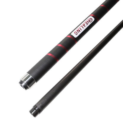 Break-Queue aus Kohlefaser mit rutschfestem Griffband, Uniloc-System (12,9 mm) und Juma-Ferrule