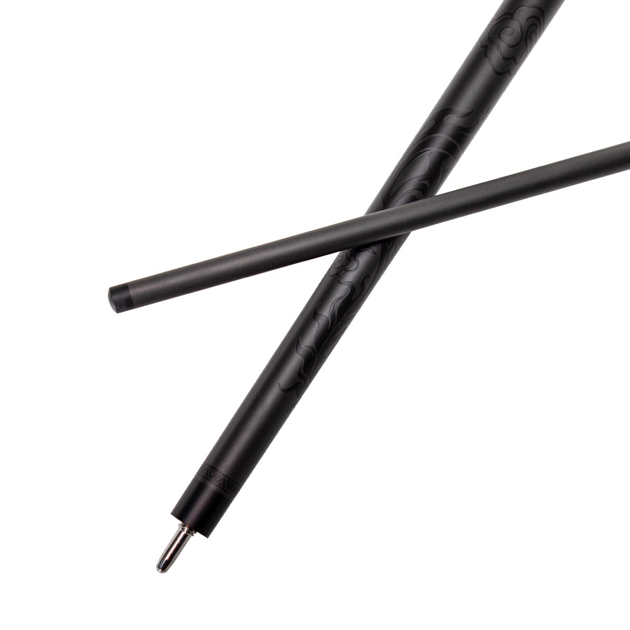 Black Carbon Fiber Break Cue Uniloc Style - 13mm