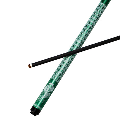 Schwarzer Billardqueue aus Kohlefaser, radial, 12,5 mm, mit XTC-Ferrule