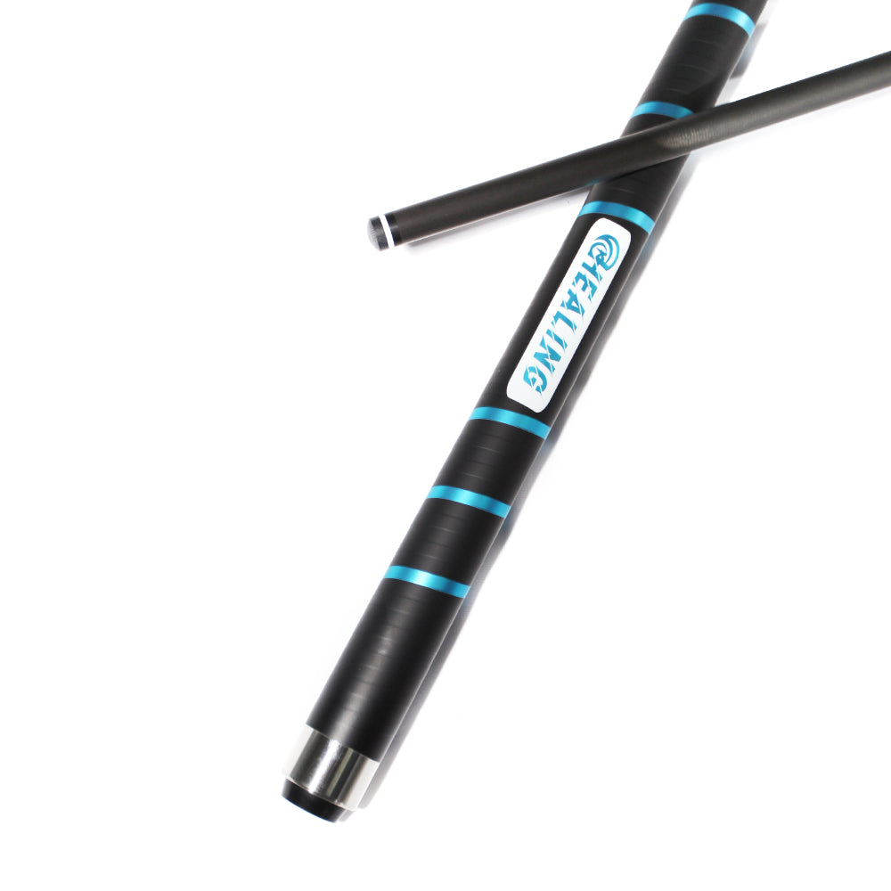 Break-Queue aus Kohlefaser mit rutschfestem Griffband, Uniloc-System (12,9 mm) und Juma-Ferrule