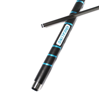 Break-Queue aus Kohlefaser mit rutschfestem Griffband, Uniloc-System (12,9 mm) und Juma-Ferrule