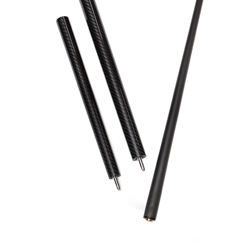 Carbon Fiber Break Jump Cue Uniloc Style - 12.9mm with 3K Twill Surface