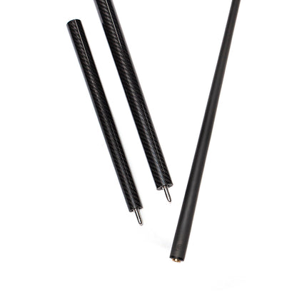 Carbon Fiber Break Jump Cue Uniloc Style - 12.9mm with 3K Twill Surface