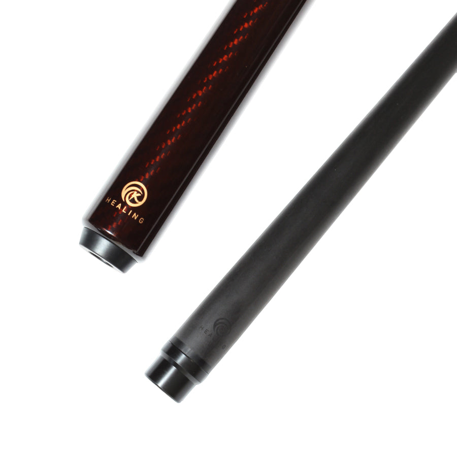 Billardqueue aus blauer Kohlefaser – 12,4 mm Uniloc-Spannfutter und 3K-Twill-Oberfläche