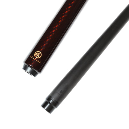 Billardqueue aus blauer Kohlefaser – 12,4 mm Uniloc-Spannfutter und 3K-Twill-Oberfläche