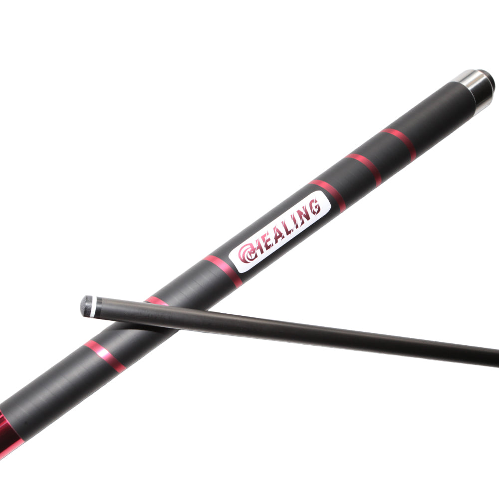 Break-Queue aus Kohlefaser mit rutschfestem Griffband, Uniloc-System (12,9 mm) und Juma-Ferrule