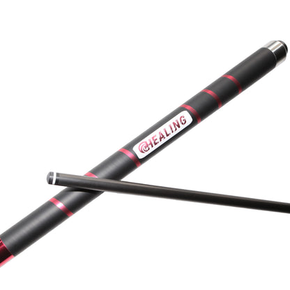 Break-Queue aus Kohlefaser mit rutschfestem Griffband, Uniloc-System (12,9 mm) und Juma-Ferrule