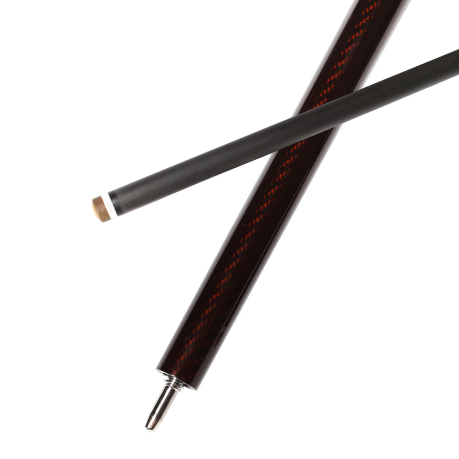 Carbon Fiber Pool Cue Uniloc Style - 12.4mm with 3K Twill Surface
