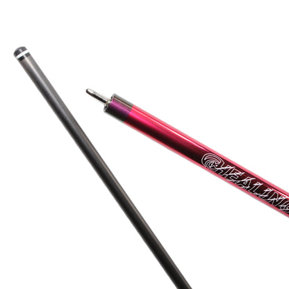 Break-Queue aus Kohlefaser mit rutschfestem Griffband, Uniloc-System (12,9 mm) und Juma-Ferrule