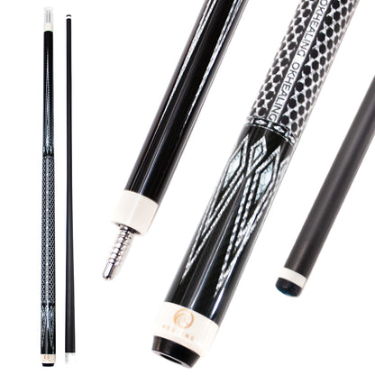 Carbon Fiber Pool Cue Radial - 12.5mm LD Juma Ferrule