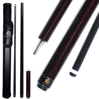 Carbon Fiber Pool Cue with 180mm Extension- Radial 11.8mm