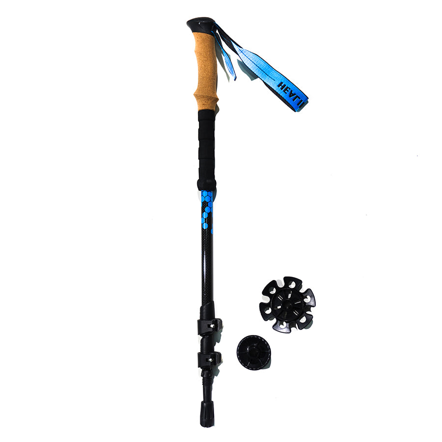 Carbon Fiber Trekking Poles - Adjustable and Collapsible