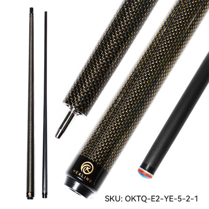 Custom Carbon Fiber Pool Cue – Any Butt Design from Our Site