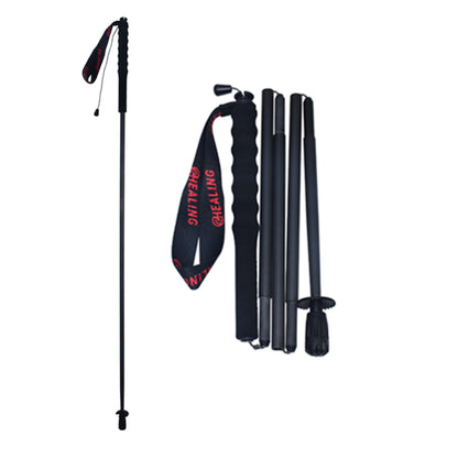 OKHEALING Carbon Fiber Trekking Poles Black - Folding and Ultralight