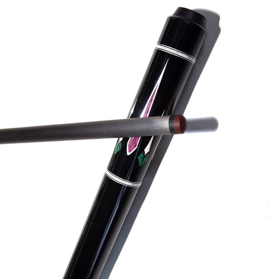 OKHEALING Carbon Break Cue - Uni-loc Joint 12.9mm Bakelite Tip
