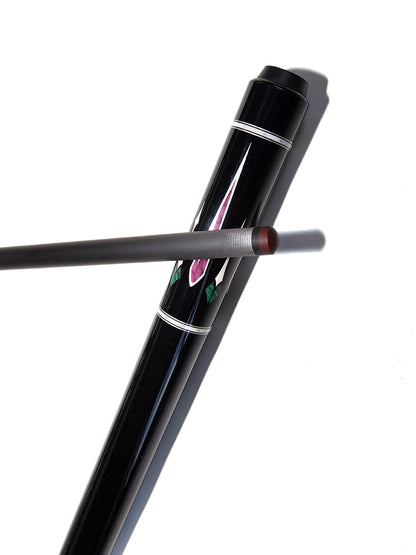 OKHEALING Carbon 1/2 Break Cue with 12.9mm Bakelite Tip