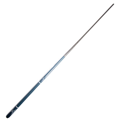 OKHEALING Carbon Pool Cue - Radial Joint 12.4mm Pigskin Tip Blue