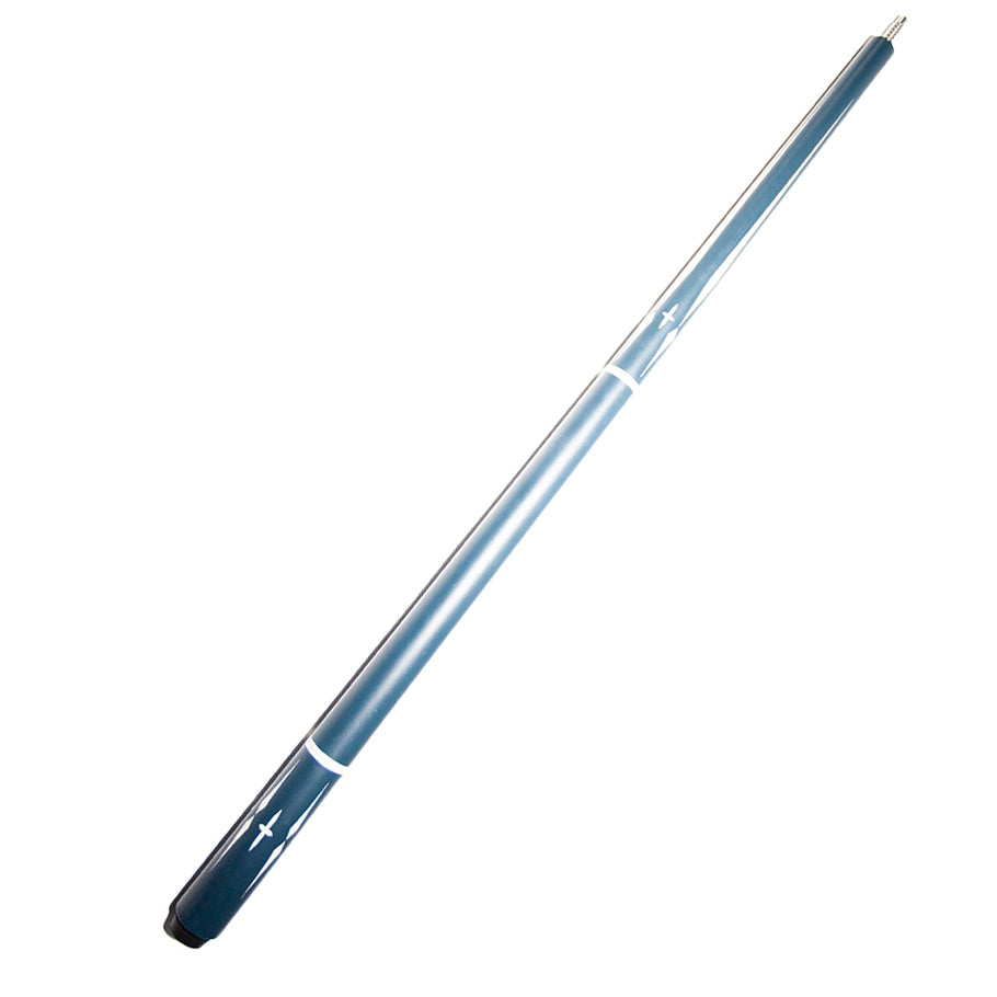 OKHEALING Carbon Pool Cue - Radial Joint 12.4mm Pigskin Tip Blue