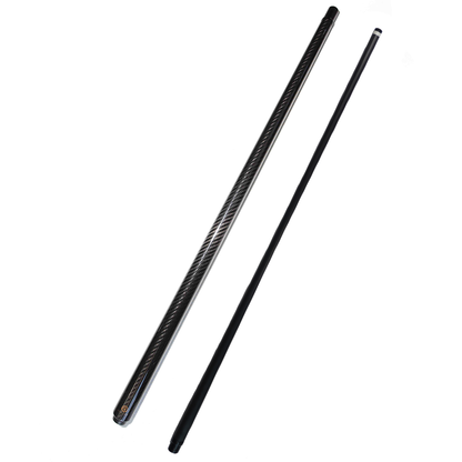 Black Carbon Fiber Pool Cue - 12.9mm Uniloc or Radial