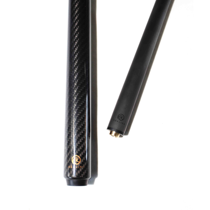 Black Carbon Fiber Pool Cue - 12.9mm Uniloc or Radial