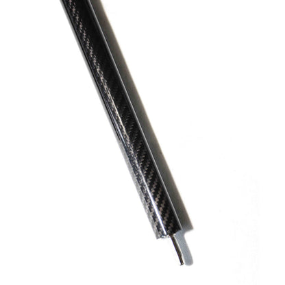 Carbon Fiber Uniloc Cue Butt - Black 3K Twill Surface